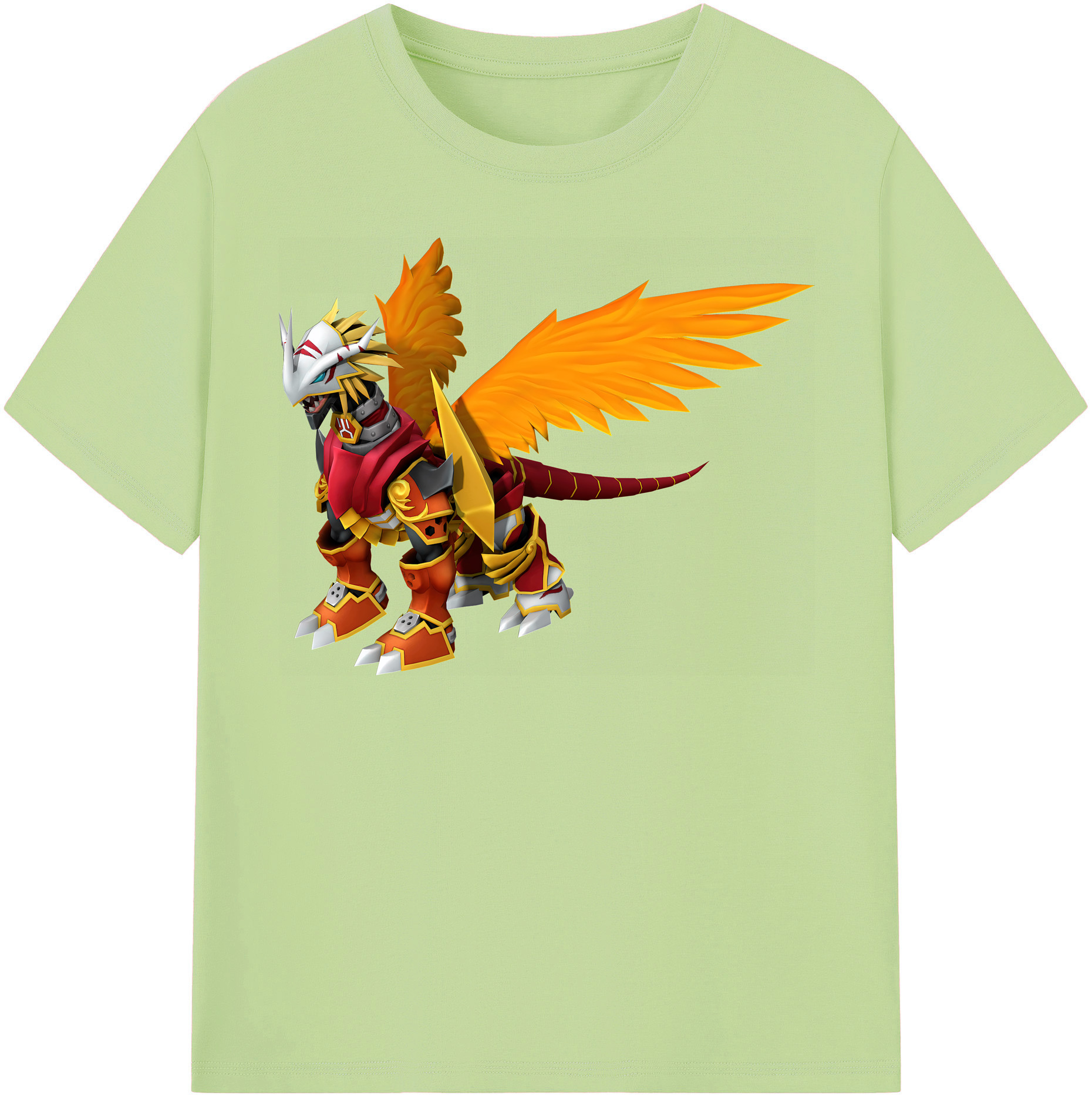 （画像用） Digimon デジタルモンスター/デジモン 綿100％半袖Tシャツ（フロントプリント）